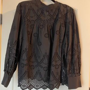 Eloquii Boho hippie eyelet blouse